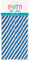 40 RYL BLUE STRIPE PAPER STRAW