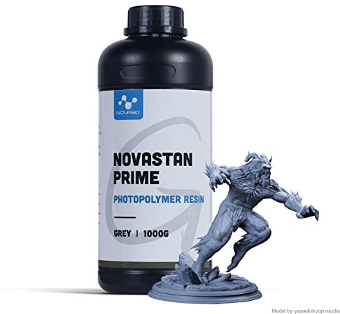 NOVA3D LCD UV Resin 405nm Rapid Resin für 3D-Drucker Photopolymer Harz Grau,1000g
