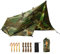 FREE SOLDIER wasserdichte tragbare Plane, multifunktional, Outdoor, Camping, Reisen, Markise, Rucksackreisen, Plane, Unterschlupf, Regenplane, Camouflage-Muster