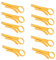 10 PCS IDC Insertion Tool Wire Stripper Punch Down UTP Cable Cutter Stripper Tool, Yellow
