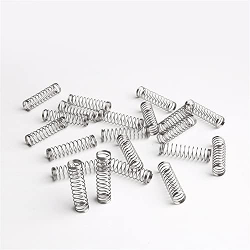 2Duck Gold-plated Switch Spring, 35G/45G/60G/62G/67G/80G/150G Compatible With Cherry MX Outemu Kailh Gateron Switches For DIY Mechanical Gaming Keyboard (Color : Silver, Size : 60g)