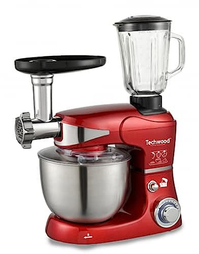 Techwood TRO-5065 Robot Pétrin 5 L + Hachoir +Blender