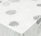 matches21 Tischdecke In- & Outdoor Tischwäsche Tischtuch Blatt Monstera Muster PES-Vlies grau 110x140 cm