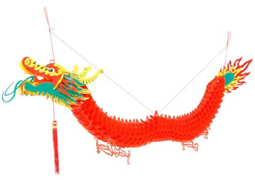 ABOOFAN Chinesisches Neujahr Drachen Chinesische Drachen Deko Chinesische Neujahrsdekoration Neujahr Laterne 2023 Neujahr Hängedeko Für Kinder Spielzeug Frühlingsfest Silvester Party Deko