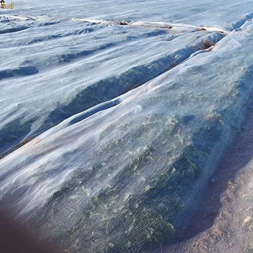 BricoLoco.com Malla antiheladas Cubre Plantas Invierno. Alta Durabilidad. 4x5 MTS. Polietileno HDPE 38 grs./m2. Manta termica Protector heladas huerto, árboles, frutales. Tela protección. (4x5 MTS.)