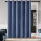 DWCN Total Privacy Room Divider Blackout Curtain - Thermal Curtains for Patio Door, Living Room, Bedroom Partition and Shared Office Space, 1 Grommet Curtain Panel, 8.3ft Wide x 8ft Tall,Haze Blue