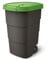 Prosperplast Wheeler 95L Müllbehälter mit Rädern und Deckel Mülltonne Müllgroßbehälter Großmülltonne Universaltonne Kunststoff (Grün)
