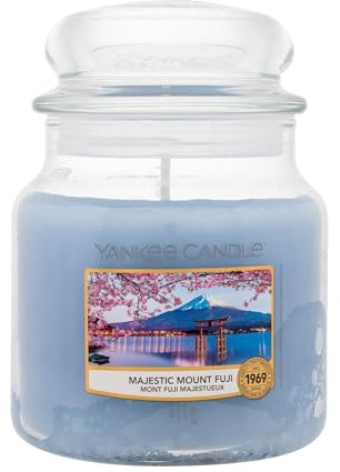 Yankee Candle Kerzenhalter Natur Dekorativ, Outdoor & Indoor, Glas, 865 Gramm