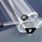 Bâche Transparente avec œillets - Étanche - en PVC - Protection Contre la Pluie - Protection Contre Le Vent - pour Camping, auvent, abri de Voiture, Tente