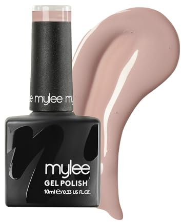 Mylee Gel Nail Polish 10ml [Clothing Optional] UV/LED Soak-Off Nail Art Manicure Pedicure for Professional, Salon & Home Use [Bare Elements Range] - Long Lasting & Easy to Apply