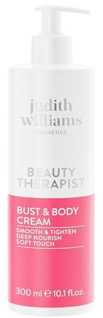 Judith Williams Cosmetics Beauty Therapist Bust & Body Cream – straffende Körpercreme für Spannkraft & Festigkeit – 300 ml