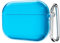 Svanove for Airpods Pro 3rd Generation Case Clear (2021), Transparent Silicone Airpods 3 Case Cute Cover Accessories, Soft TPU Rubber Airpods Case for Women Girl, Neon Teal