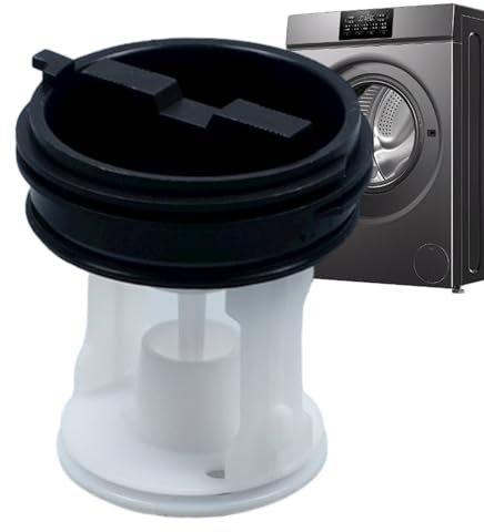Aizuoni Washer Drain Outlet Seal - Washer Machine Drainage Pump Seal,Laundry Replacement Part, Drain Pump Fluff Filter for Washing Machines Prevent Water Spills and Leaks