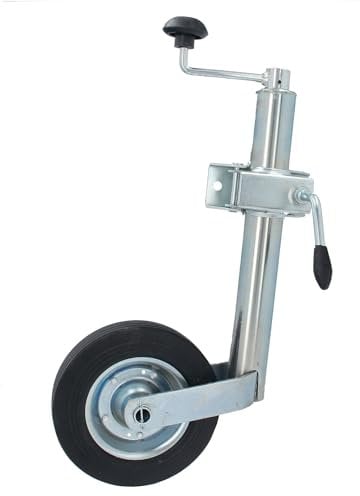GEPCO150 kg 150 kg Rueda de apoyo para remolque, remolque de coche, caravana + soporte