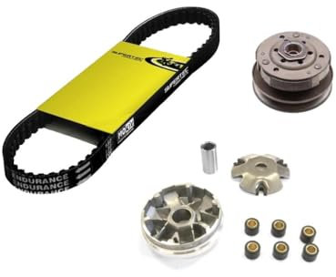 Variomatik + Keilriemen + Kupplung Set passend für Piaggio, Vespa, Gilera – NRG, Free, Runner 50ccm 2T