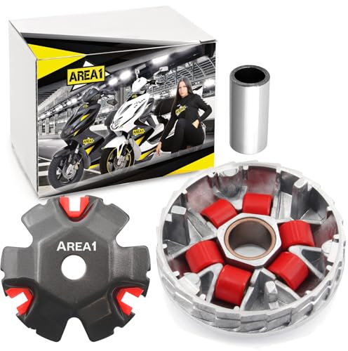 Area1 Variateur de tuning pour scooter chinois 50 cm³ 4 temps. Compatible avec Kymco Agility 50 Basic Sento Dafier Ering Garelli Karcher Motortek Rhon WK Zündapp Sukida Tank MKS Motofino Daelim
