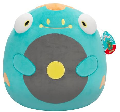 Squishmallows SQPK00069 - Pokémon Wampitz 35 cm, offizielles Pokémon Squishmallows, superweich