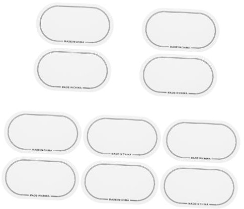 VICASKY Bassdrum Fell Aufkleber Schlagzeug Patch 10 Stück Bass Drum Aufkleber Drum Patch Kick Drumhead Pad Drumhead Patch Bass Drumhead Drum Patch Drum Pad Kick Drum Pedal Pad Drum Pad Bass Pad Drum