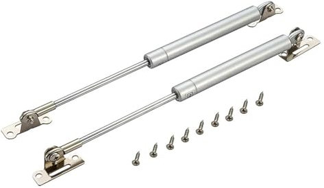 Gasfeder-Hebestützen, hydraulische Feder-Gasdruckfeder, hydraulische Feder-Gasdruckfeder, 2 Stück Dachboden-Upturn-Türstange, Bettkasten, pneumatische Stange, Möbel, pneumatische Stützstange, Oberlich