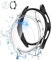 [2+2Pack] for Samsung Galaxy Watch 5/4 44mm Screen Protector Case, Hard PC Bumper + HD Anti-Fog Tempered Glass Protective Film, Waterproof Face Cover Set for Galaxy Watch 5/4 44mm, Black/Clear