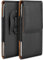 moex Plug Case compatibile con Asus ROG Phone 9/9 Pro Custodia con clip per cintura, marsupio in pelle vegana, custodia a libro pieghevole – nero