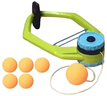 Tür-PingPong-Spiel, tragbares Paddel-Bälle, Trainingsgerät mit Schläger/Bällen zum Aufhängen, Tischtennis-Trainer für den Innenbereich