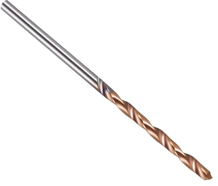 PATIKIL 1.5mm Drill Bit Carbide for Stainless Steel Hard Metal 130° | Twist Jobber Bits Straight Shank for Drilling Hard Metal Alloy Steel Stainless Steel Titanium Alloys