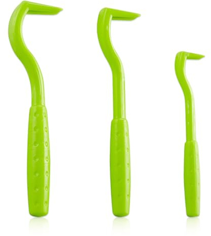 JIRVEX Juego de 3 tamaños de ganchos para garrapatas, pinzas para quitar garrapatas, quita garrapatas para perros y gatos, herramienta para quitar sin aplastarlas, alternativa segura a las pinzas.