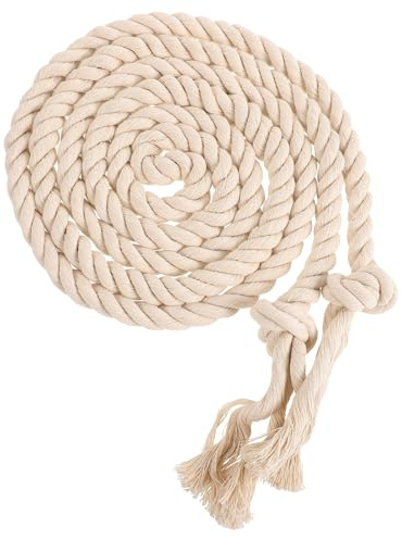BCOATH Cintura Intrecciata in Corda di Cotone Regolabile da Uomo e Donna, Cintura Stile Medievale Missionaria Bohemien, Accessorio Versatile per Costume ed Eventi Quotidiani