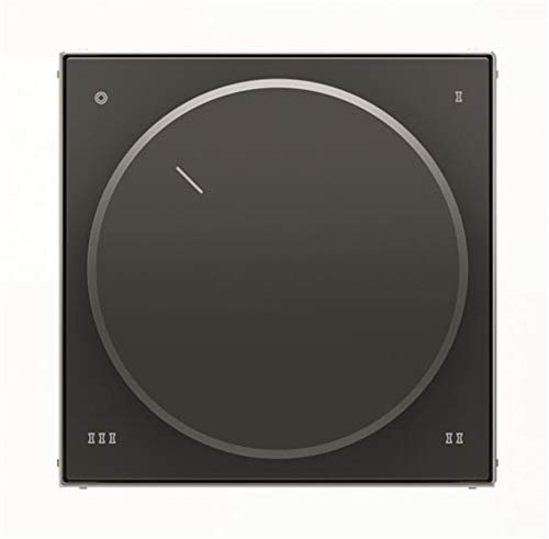 Niessen sky - Tapa+boton conmutador rotativo negro software