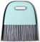 Vigar - Set de Limpieza - Cepillo de Barrer y Recogedor - 16.5 x 3.5 x 3.5 cm - Mango Ergonómico - Cerdas Resistentes - Fácil Colgado - Color Turquesa