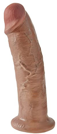 King Cock 10 Cock, Tan, 25,5 cm