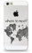 Trendario Handyhülle für Apple iPhone 5 / 5S, Weltkarte - Hülle - Schutzhülle mit Motiv - TPU Silikon Hülle - Case - Cover - Schale - Backcover - Handytasche