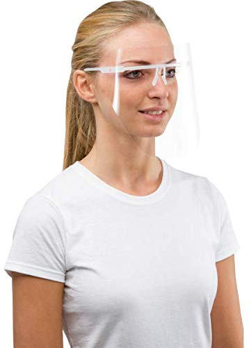 Schutzvisier R66 Gesichtsschutz Schutzschild Visier Augenschutz Schutzmaske 1 Halterung und 6 Visiere