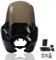 PACEWALKER Kit de carénage Haut de Style Club fumé et Noir pour Harley-Davidson Super Glide T-Sport FXDXT, FXR pour Dyna
