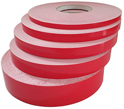 Schaumklebeband Acrylat doppelseitig, Spiegelklebeband weiß 25m (15 mm)