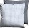 biberna 0636047 Mix & Match Kopfkissenbezug Mako-Baumwoll-Satin 1x 40x40 cm, blau