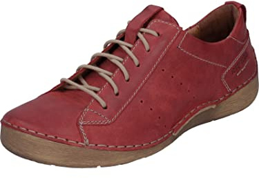 Josef Seibel Fergey 56 Halbschuhe in Übergrößen Rot 59656 258 400 große Damenschuhe, Größe:42