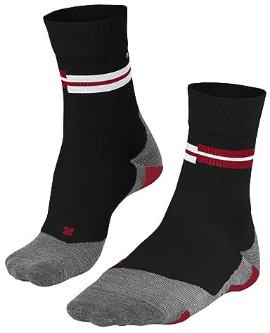 FALKE Damen Laufsocken RU5 Race W So Funktionsmaterial antiblasen 1 Paar, Schwarz Black 3011, 37-38