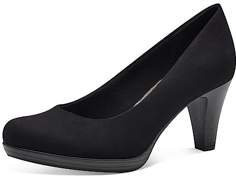 MARCO TOZZI Damen Pumps Vegan Elegant, Schwarz (Black), 41 EU