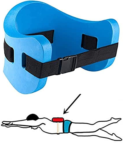 ELSHY Schwimmgürtel, Aufblasbarer Schwimm Trainingsgürtel, Schwimmtrainingsgerät Für Belastungsarmes Schwimmbadtraining Und Physiotherapie, Verstellbarer Zubehörgurt