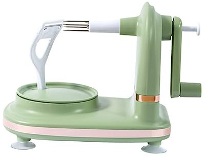 DOITOOL Pelapatate Manuale per Frutta Sbucciatore Manovella con Base Antiscivolo Utensile da Cucina Comodo e Pratico per Mela e Design Ergonomico e Sicuro Facile da Usare Casa e Ristoranti