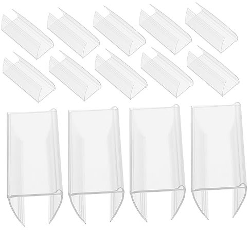 Operitacx Lot de 30 Porte-Étiquettes en PVC Transparent, Supports d'Étiquettes pour Étagères en Bois et Métal, Idéal pour Supermarché, Bureau et Maison, Étiquettes de Prix sur Étagère