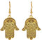 Hamsa Hand der Fatima Ohrringe für Damen und Mädchen, Edelstahl, stilvoll, schick, Hamsa-Hand, Ohrringe, Hamsa-Schmuck, Geschenk, Edelstahl, Kein Edelstein