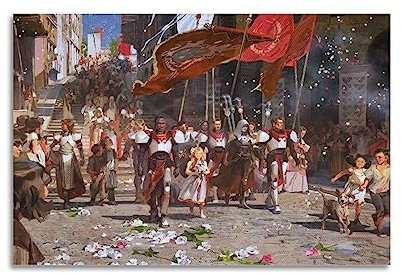 VZRSQZK Game Destiny Victory Parade Poster, dekoratives Gemälde, Leinwand, Wandposter und Kunstdruck, modernes Familienschlafzimmer-Dekor-Poster, 20 x 30 cm