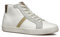 Geox D Blomiee A, Scarpe da Ginnastica Donna, Optic White Silver, 40 EU