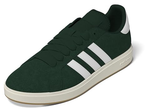 adidas Herren Grand Court Base 00s Shoes, Collegiate Green/Cloud White/Gum, 44 EU