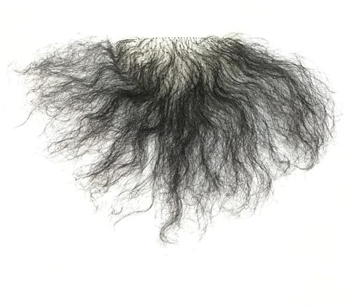 Langes Weiches Falsches Schamhaar Männer Frauen Atmungsaktives Klebendes Synthetisches Falsches Privates Haar Accessoire Für Puppe Gegabelter Falscher Schnurrbart Perücke