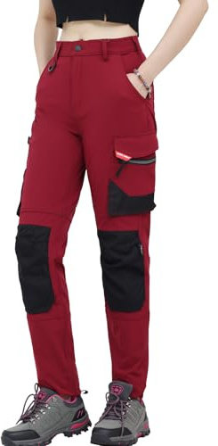WORK IDEA Damen Slim-Fit Stretch Arbeitshose: Kritische Stoffbereiche aus Cordura – strapazierfähige Eleganz für vielfältige Arbeitsanforderungen.