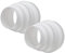 H&C VENT Pack of 2 Universal Duct Reducer Connector │ Ventilation Pipe PVC Adaptor │ Plastic Transition Ø3.14’’-5.9’’/ Ø80-150mm Round Ducting & Flexible Hose │ Extractor Fan Tumble Dryer Conditioner
